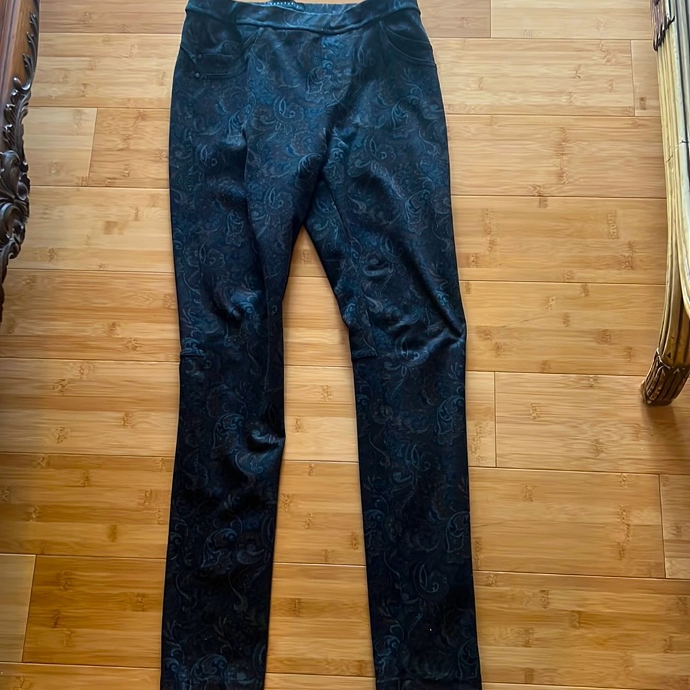 Thick cotton paisley leggings
